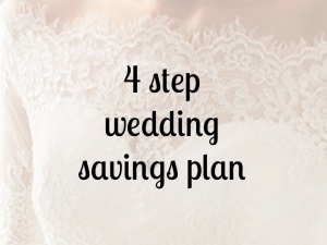 4 step wedding savings plan | bexbernard.com